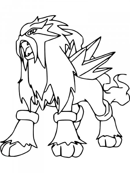 Legendary Pokemon Coloring Pages Free Printable