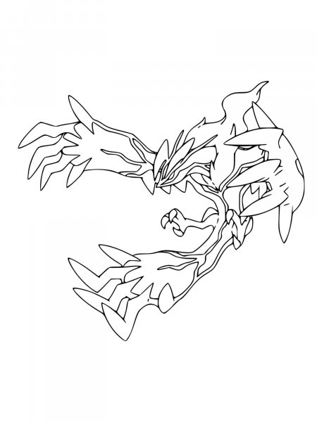 Legendary Pokemon coloring pages - Free Printable
