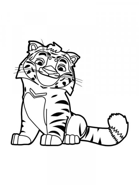 Leo & Tig coloring pages