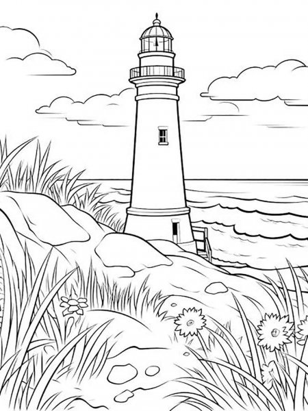 Lighthouse coloring pages