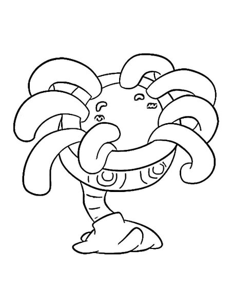 lileep coloring page pdf pokemon