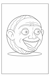 Lin Gang Melon coloring page 4