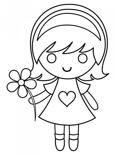 Little Girl coloring pages