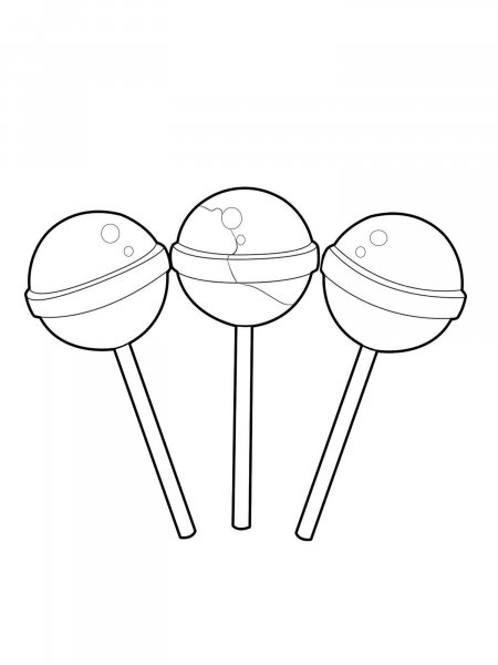 Lollipop coloring pages