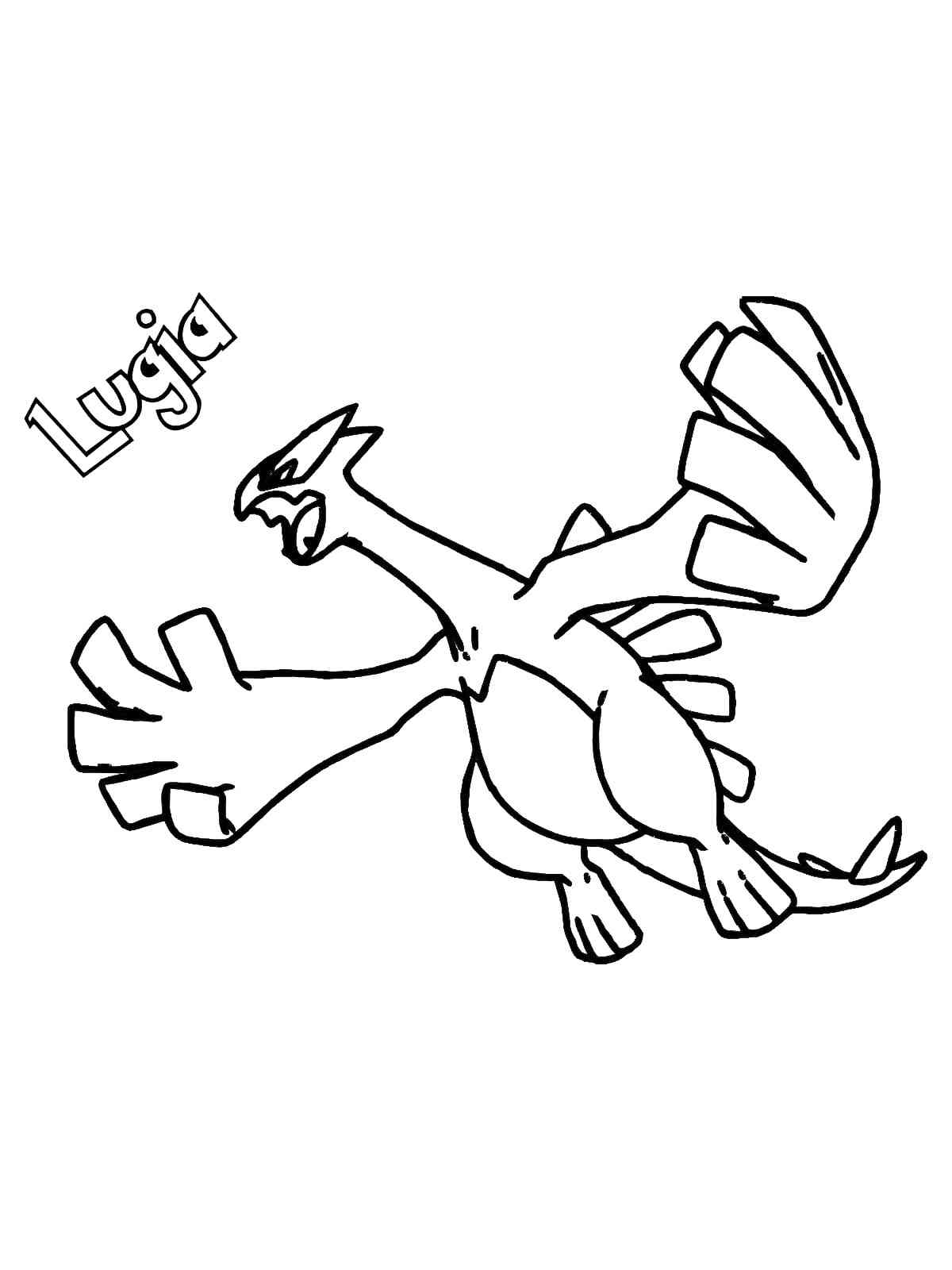 transmissionpress: Free Printable Pokemon Lugia Coloring Pages