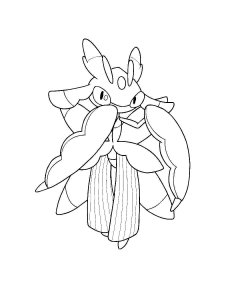 Lurantis Pokemon coloring pages - Free Printable