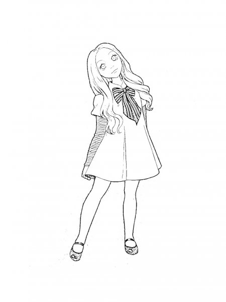 M3GAN coloring pages