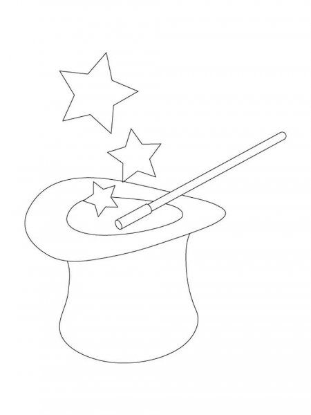Magic Wand coloring pages