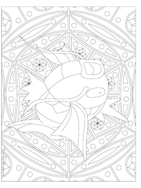 Pokemon Magikarp coloring pages - Free Printable