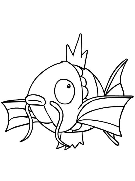 10 Magikarp Coloring Pages to Unleash Your Inner Artist