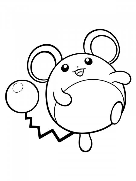 Pokemon Marill coloring pages - Free Printable