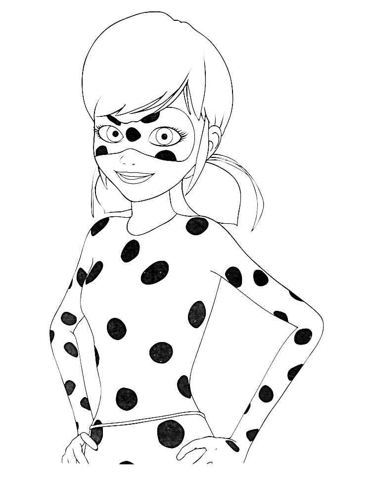 Marinette coloring pages. Download and print Marinette coloring pages
