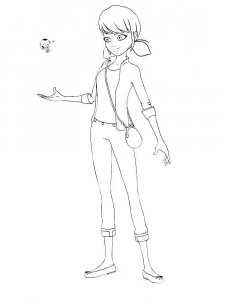 Marinette Coloring Pages 1