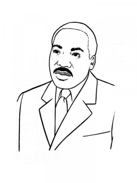 Martin Luther King coloring pages