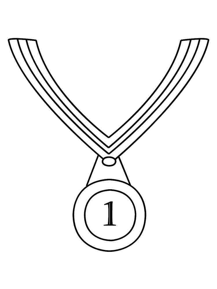 Medal coloring pages. Free Printable Medal coloring pages.