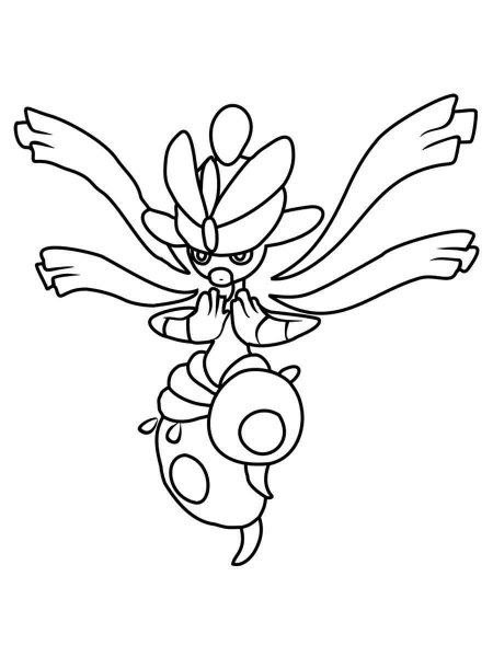 Medicham Pokemon coloring pages