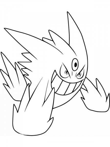 Mega Pokemon coloring pages