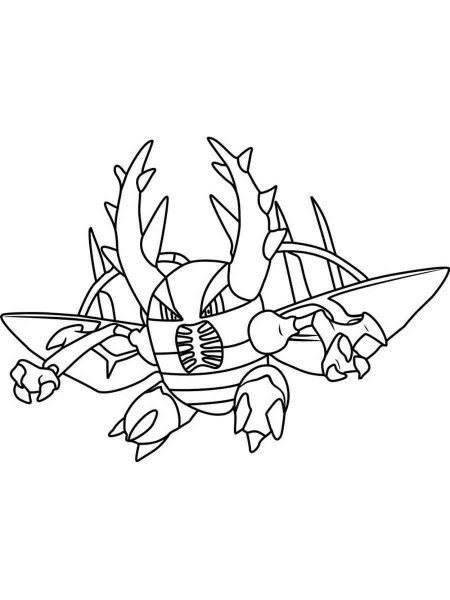 Mega Pokemon coloring pages