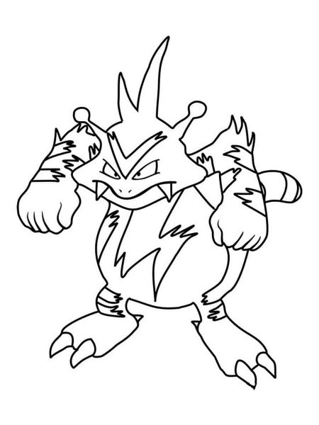 Mega Pokemon coloring pages