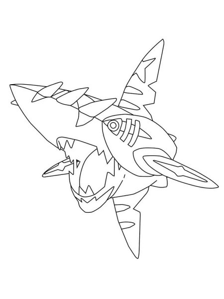 Mega Pokemon coloring pages