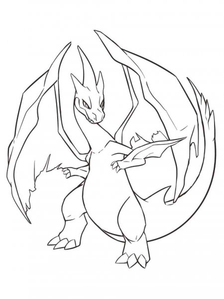 Mega Pokemon coloring pages
