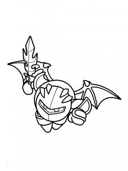 Meta Knight coloring pages