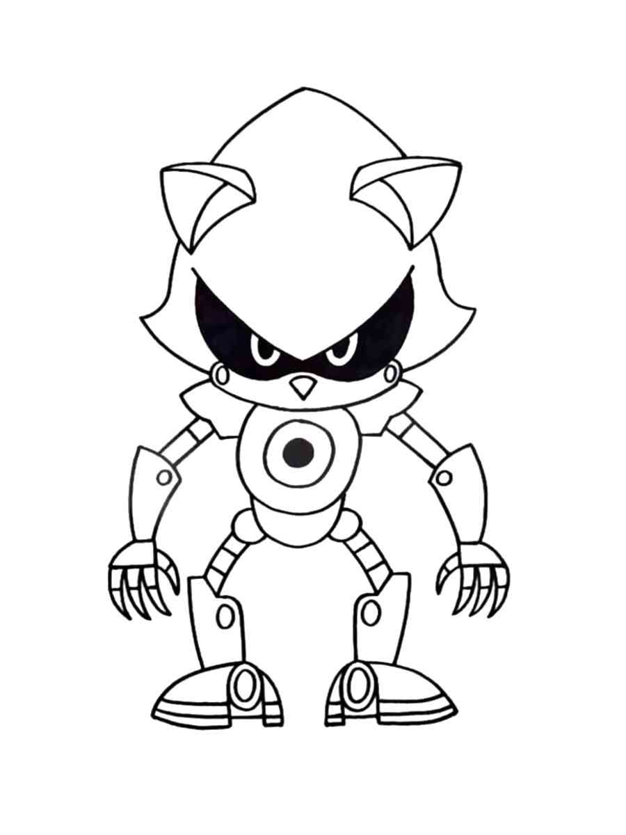 metal-sonic-coloring-pages