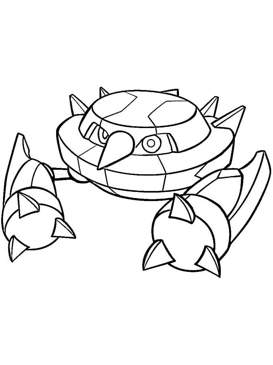 metang coloring page pdf pokemon