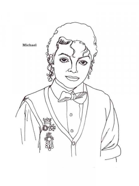 Michael Jackson coloring pages