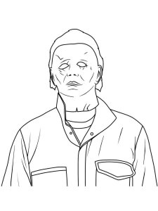 Michael Myers Coloring Pages