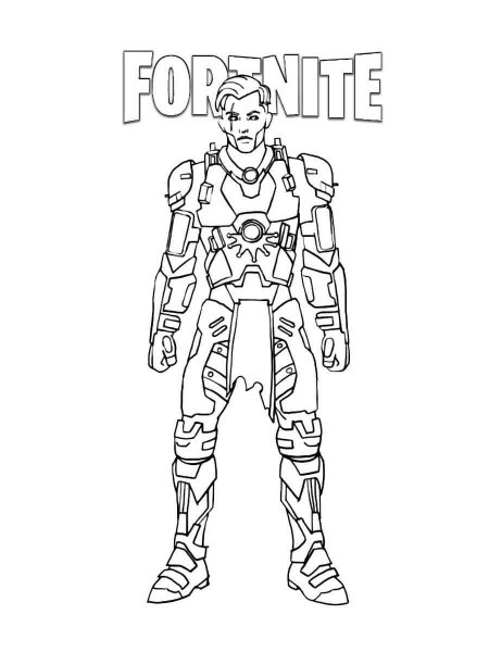 Midas Fortnite coloring pages