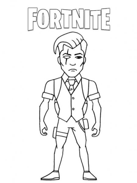 Midas Fortnite coloring pages