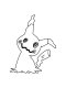Pokemon Mimikyu coloring pages - Free Printable