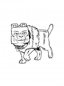 Minecraft Movie Coloring Page 11