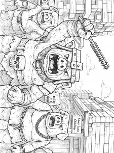 Minecraft Movie Coloring Page 14