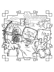 Minecraft Movie Coloring Page 5