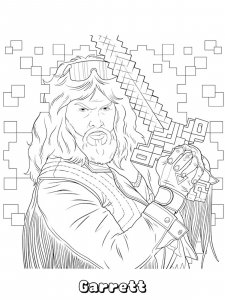 Minecraft Movie Coloring Page 6