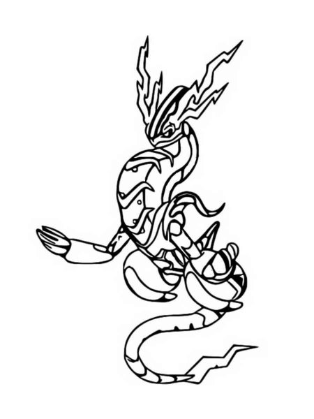 Miraidon Pokemon coloring pages