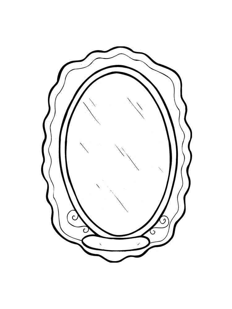 Mirror coloring pages. Free Printable Mirror coloring pages.