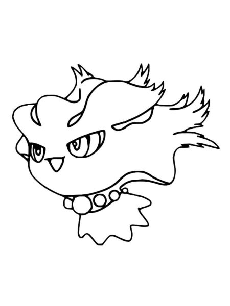 Misdreavus Pokemon coloring pages