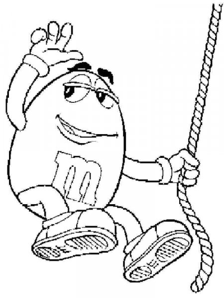 M&m's Coloring Pages