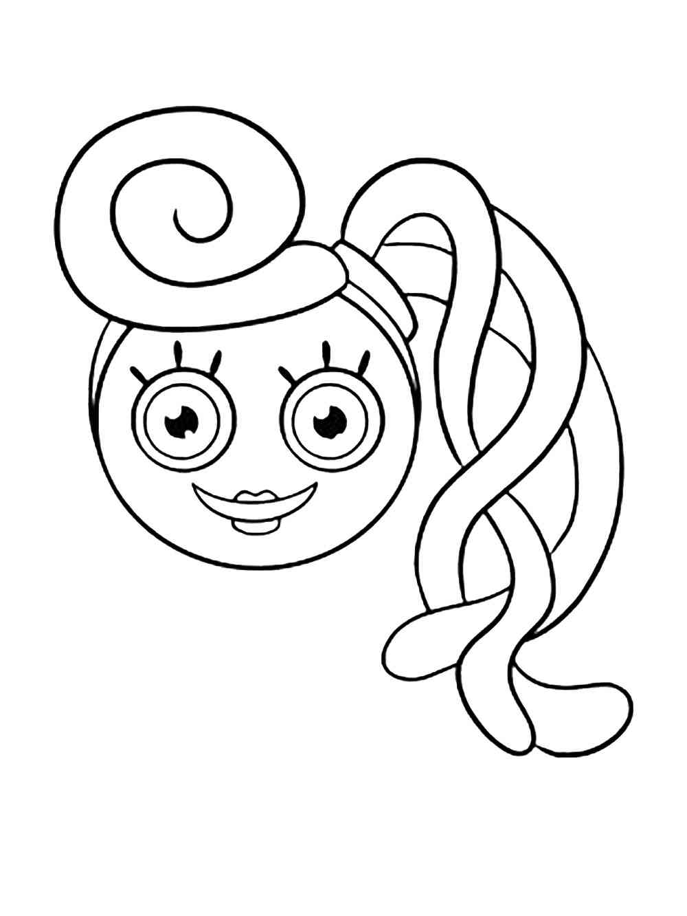 Coloring page Poppy Playtime Mommy Long Legs