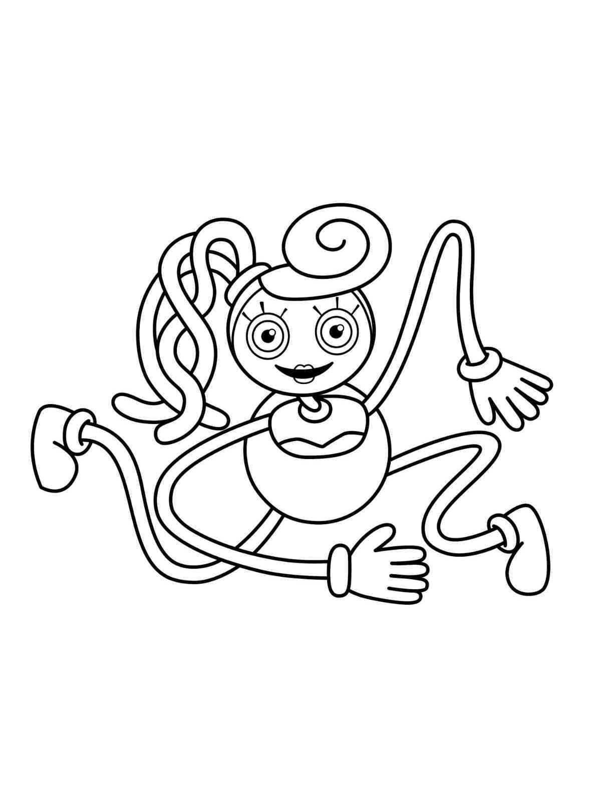 Free Printable Mommy Long Legs Coloring Pages for Adults and Kids