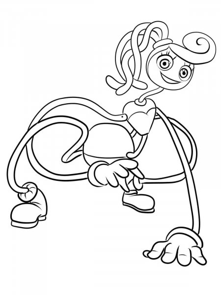 Mommy Long Legs coloring pages