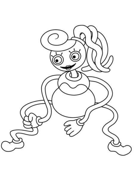 Mommy Long Legs coloring pages