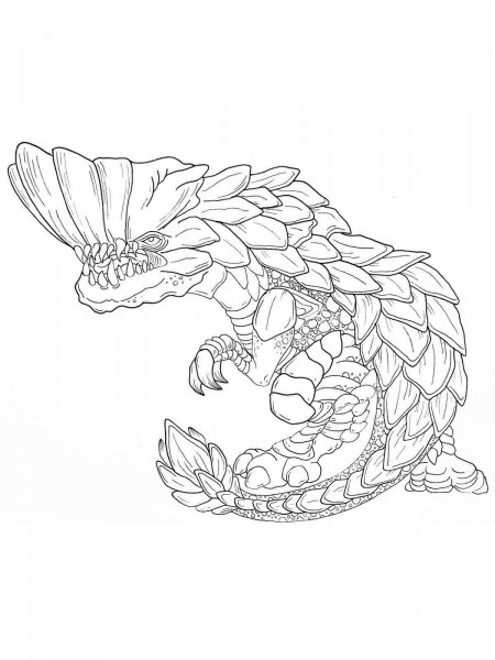 Monster Hunter coloring pages