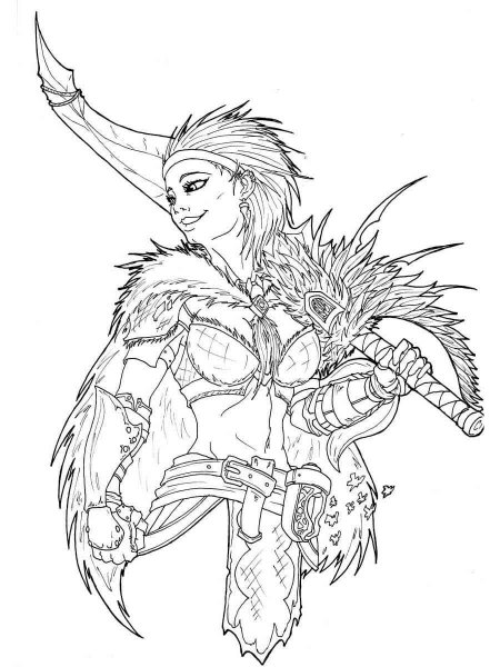 Monster Hunter coloring pages