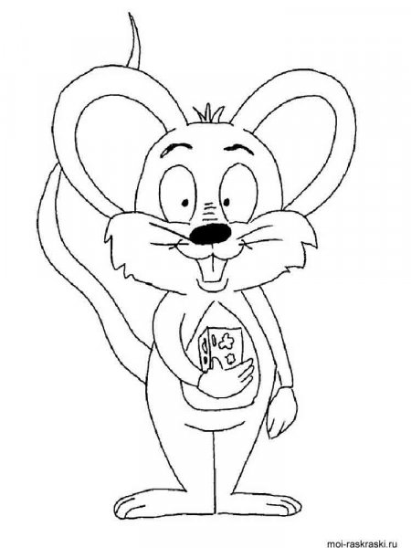 Mouse coloring pages