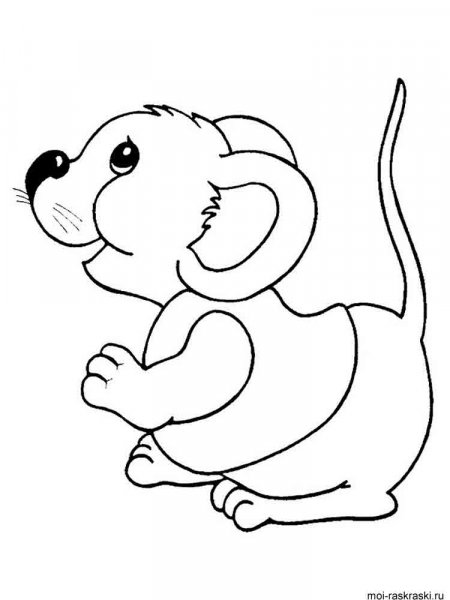 Mouse coloring pages