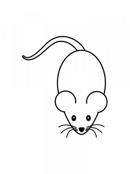 Mouse coloring pages